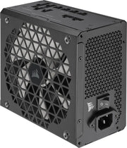 Alimentation Corsair RM750x SHIFT NOIR vue arrière avec grille géométrique