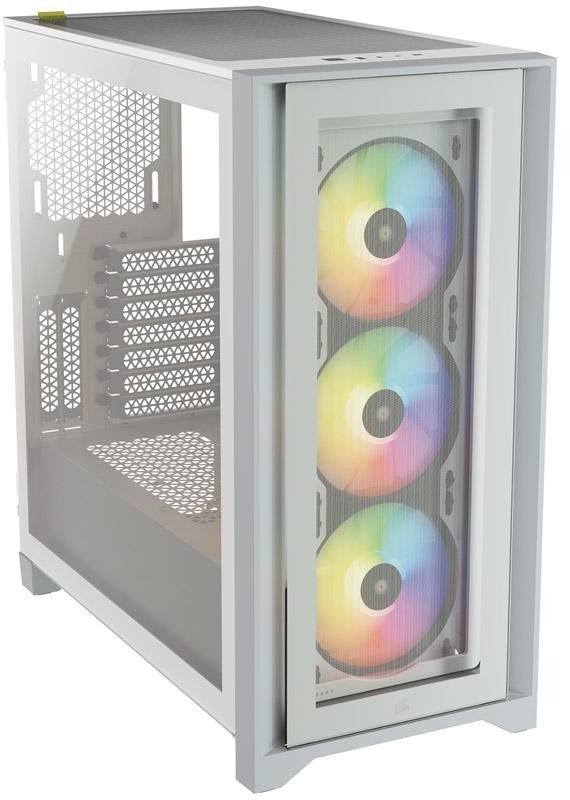 Corsair iCUE 4000X RGB BLANC image 0