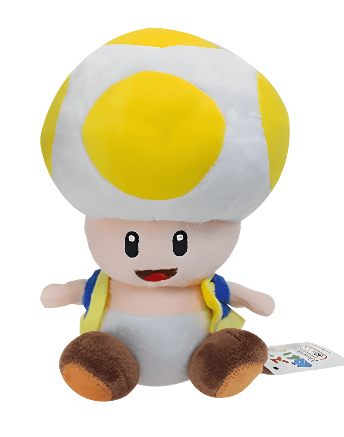 Peluche Toad Jaune - Super Mario Bros - 16 cm image 0