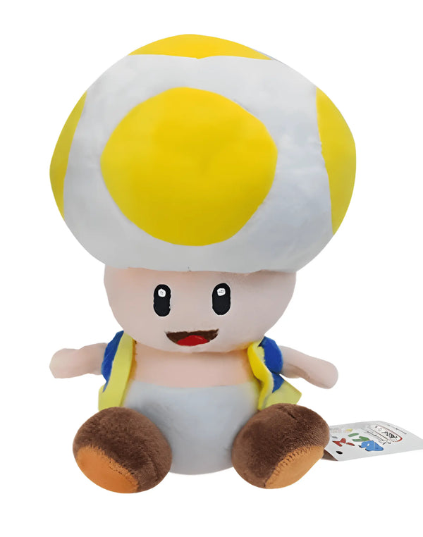 Mario Peluche Toad Jaune - Super Mario Bros - 16 cm