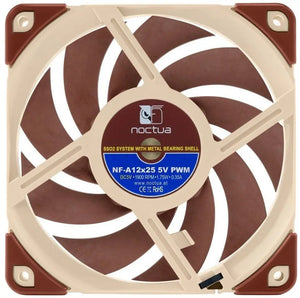 Noctua NF-A12x25 PWM, Ventilateur Haut de Gamme, 4 Broches 120mm - Marron
