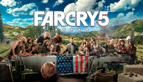 Jaquette Far Cry 5 sur PC, clé à activer sur Ubisoft Connect