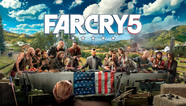 Jaquette Far Cry 5 sur PC, clé à activer sur Ubisoft Connect