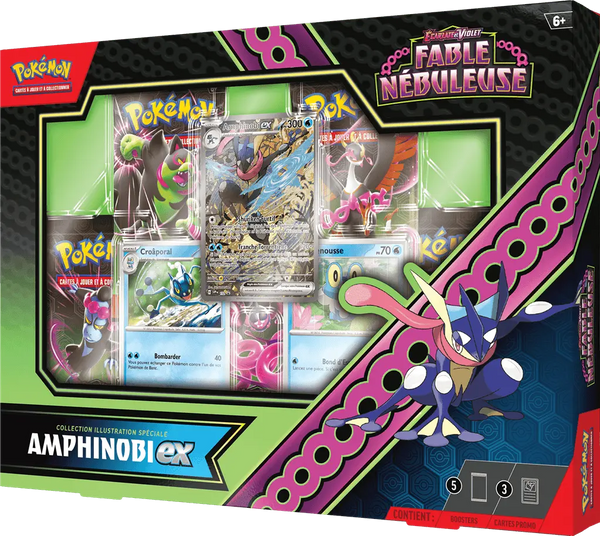Pokemon JCC – Coffret Illustration Spéciale : Amphinobi-ex Fable Nébuleuse – EV
