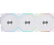 Lot de 3 Lian Li Uni Fan TL REVERSE RGB blanc 120mm, vue arrière