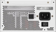 Alimentation ASUS ROG Strix 1000W Platinum blanc avec grille hexagonale ventilée et port AC noir