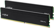 Kit mémoire RAM Crucial Pro DDR4 64 Go 2x32 Go 3200 MHz noir mat contacts or - Mémoire Vive