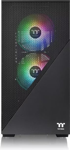 Thermaltake Divider 170 RGB Noir vue de trois quarts