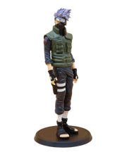 Figurine Naruto Shippûden Kakashi 01, cheveux argentés, gilet vert