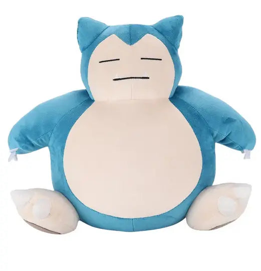 Peluche Pokémon Ronflex bleu et crème 20 cm coton doux vue dos
