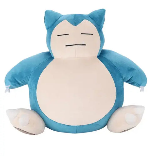 Peluche Pokémon Ronflex bleu et crème 20 cm coton doux vue dos