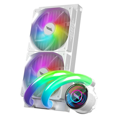 1stPlayer MT Infinite Space 240 Blanc - Watercooling 240 mm