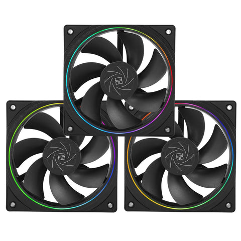 Lot de 3x Ventilateurs Thermalright TL-S12 NOIR