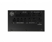 Alimentation MSI MPG A1000G PCIE5 1000W noir ATX avec connecteurs arrière multiples