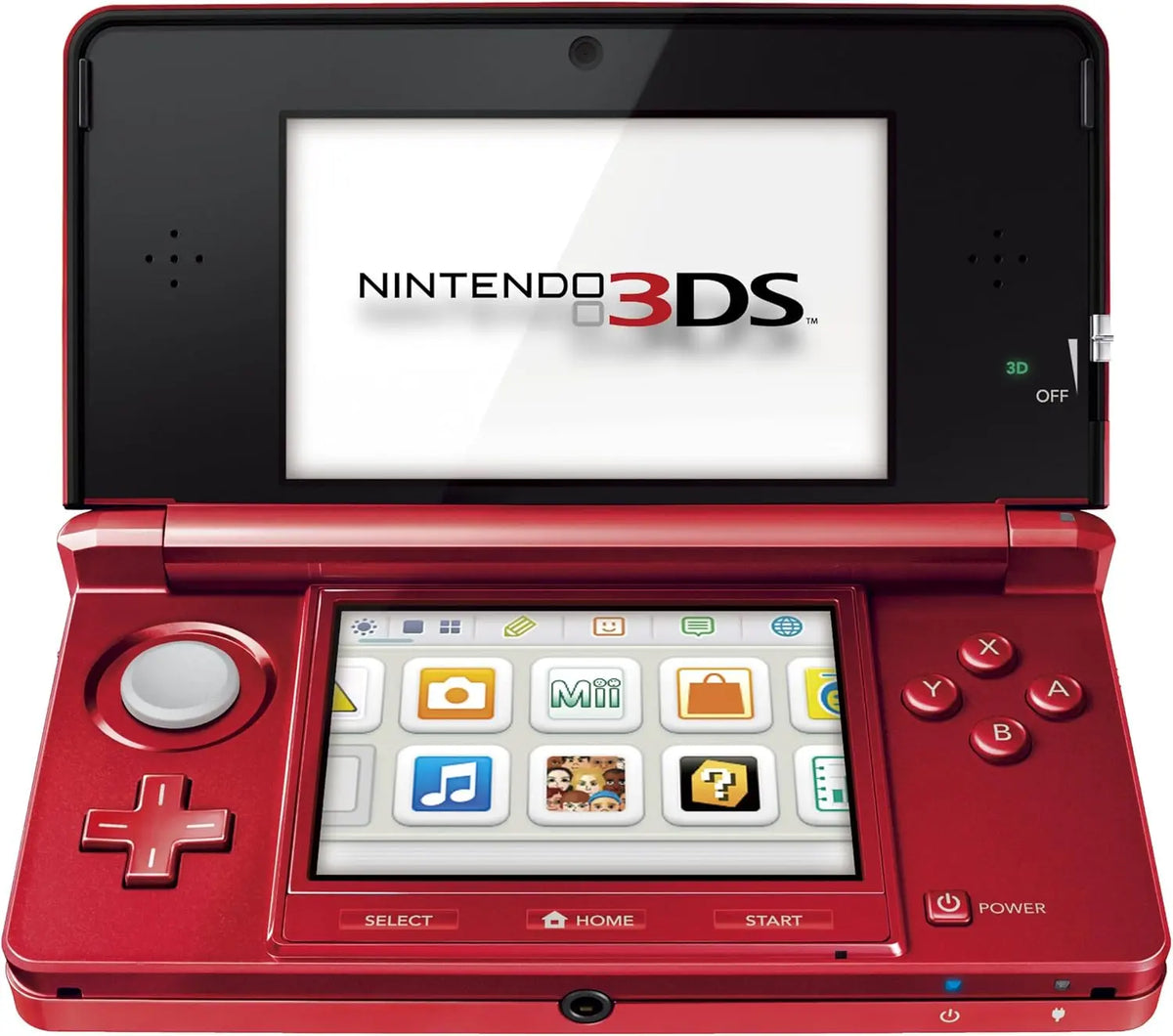 Console Nintendo 3DS rouge reconditionnée glossy écran double garantie 1 an