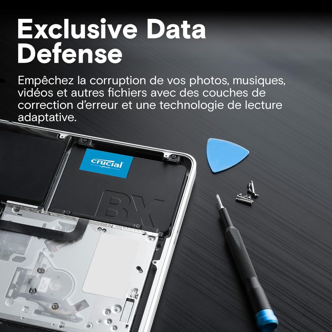 Crucial BX500 Disque SSD 2.5" 2To Série ATA III QLC 3D NAND - Disques SSD image 2