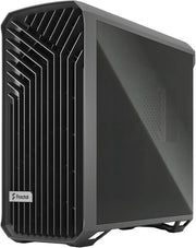 Boîtier Fractal Design Torrent gris TG Light Tint, vue arrière angulaire