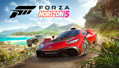 Jaquette Forza Horizon 5 sur PC et Xbox, clé à activer sur le Microsoft Store