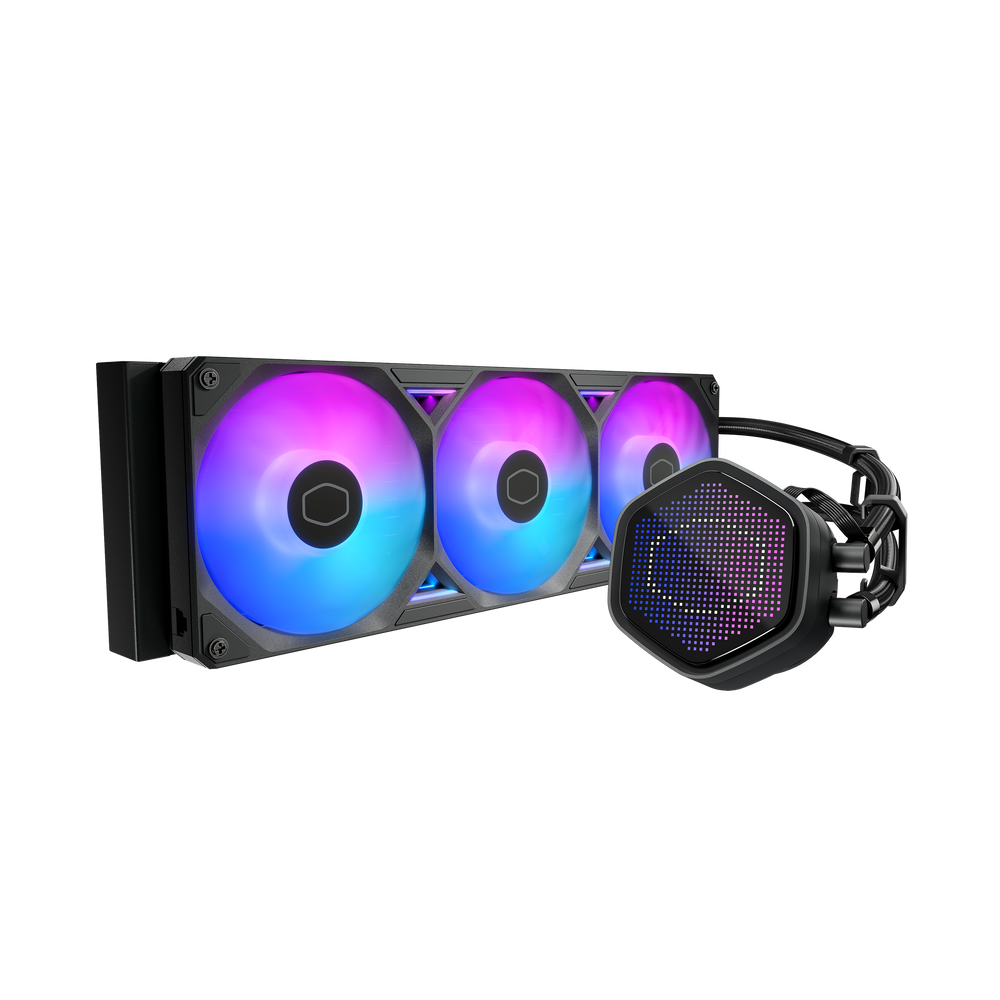 Cooler Master MasterLiquid Atmos II Pixel LED RGB 360 Noir : watercooling AIO 360 mm