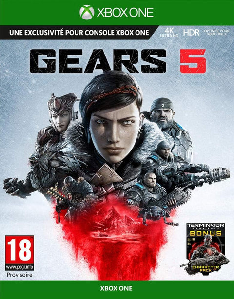Jaquette de Gears 5 sur Xbox One – jeu vidéo d'occasion Pixel 404 Orléans