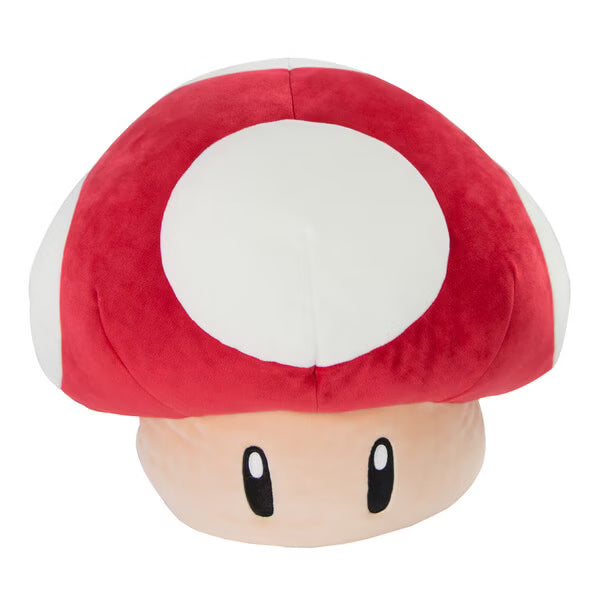Peluche Champignon Rouge Mario – Environ 25 cm – Univers Nintendo