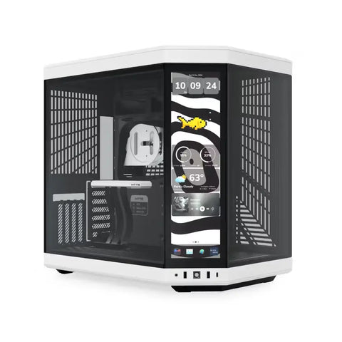 PC Gamer HYTE Y70 Blanc / Noir – Perf Max x Ryzen 7 7800X3D × RTX 5070 TI