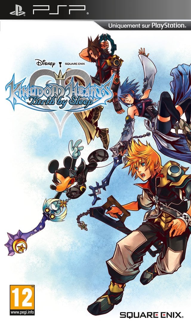 Jaquette de Kingdom Hearts Birth by Sleep sur PSP – jeu vidéo d'occasion Pixel 404 Orléans