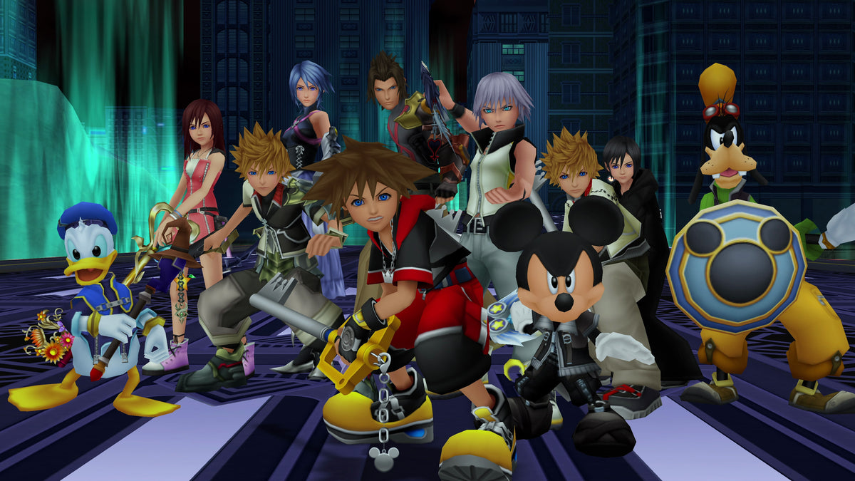 Sora, Donald, Dingo, Mickey et leurs amis réunis dans Kingdom Hearts Collection I-III