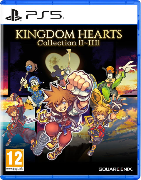 Jaquette de Kingdom Hearts Collection I-III sur PS5 – jeu vidéo Pixel 404 Orléans