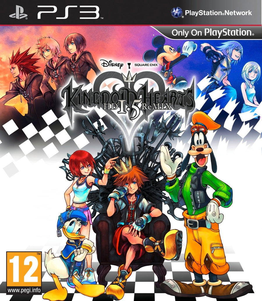 Jaquette de Kingdom Hearts HD 1.5 ReMIX sur PS3 – jeu vidéo d'occasion Pixel 404 Orléans