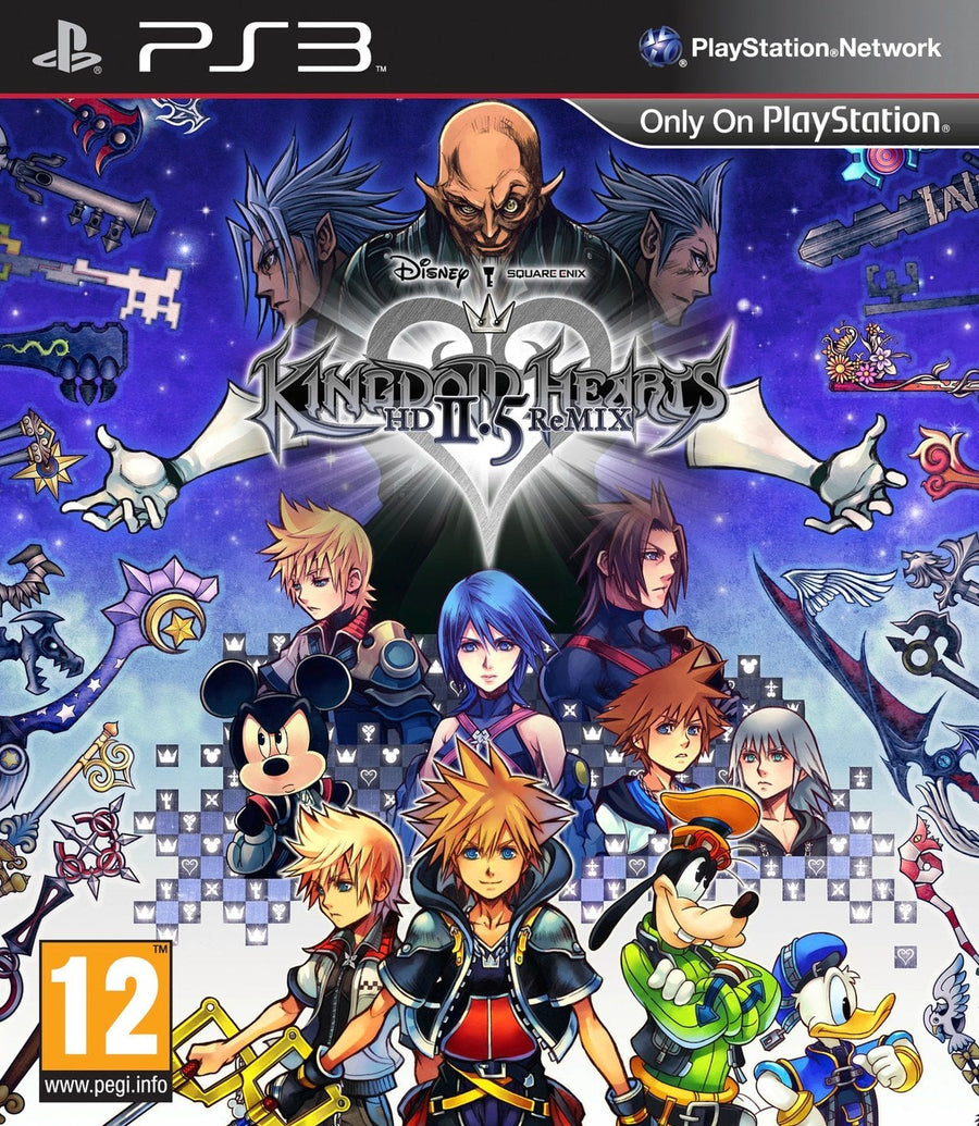 Jaquette de Kingdom Hearts HD 2.5 ReMIX sur PS3 – jeu vidéo d'occasion Pixel 404 Orléans