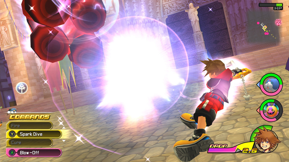 Sora lance une attaque spectaculaire dans Kingdom Hearts HD 2.8 Final Chapter Prologue