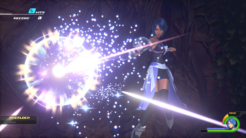 Aqua en plein combat dans Kingdom Hearts HD 2.8 Final Chapter Prologue
