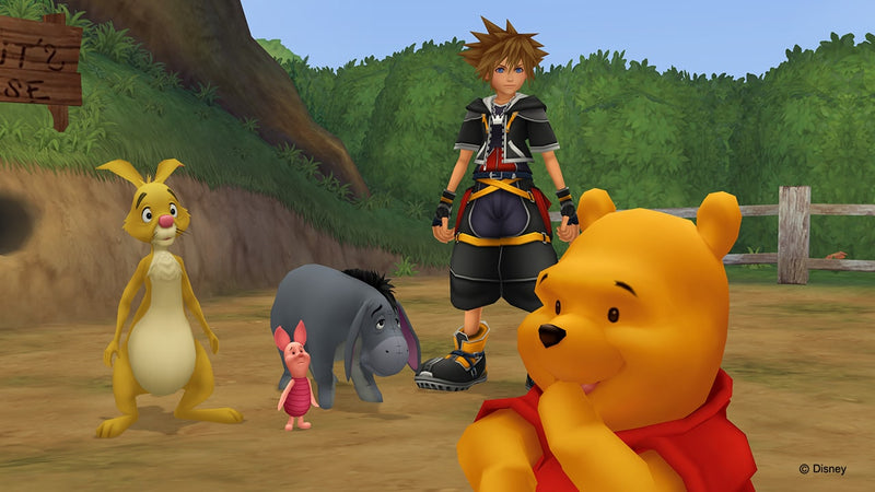 Sora, Winnie l'Ourson et ses amis dans la forêt des Rêves Bleus, Kingdom Hearts II Final Mix en haute définition