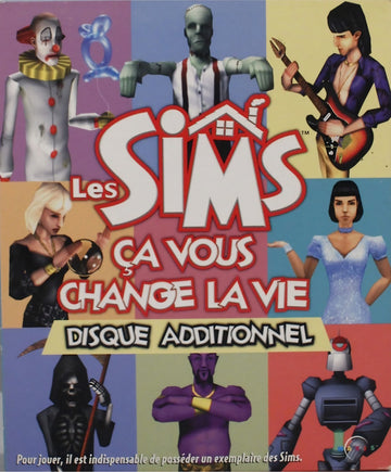 Jaquette du Pack Les Sims, Ça vous change la vie et SimCity 2000 sur PC – jeu vidéo d'occasion Pixel 404 Orléans
