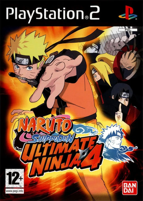 Jaquette de Naruto Shippuden Ultimate Ninja 4 sur PS2 – jeu vidéo d'occasion Pixel 404 Orléans