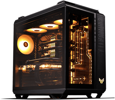 PC Gamer ASUS GT502 Noir × Streaming | Ryzen 7 5700X3D × RTX 5060 Ti 16 Go