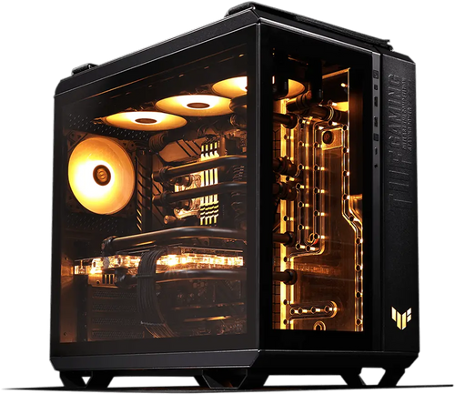PC Gamer ASUS GT502 Noir x Starter | Ryzen 5 5500 × RTX 5060 8 Go