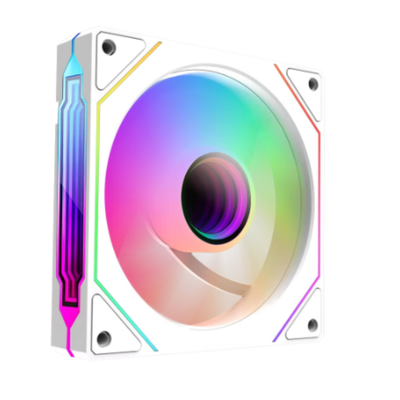 Ventilateur x1 Prism 4 Pro ARGB - 12cm - Blanc