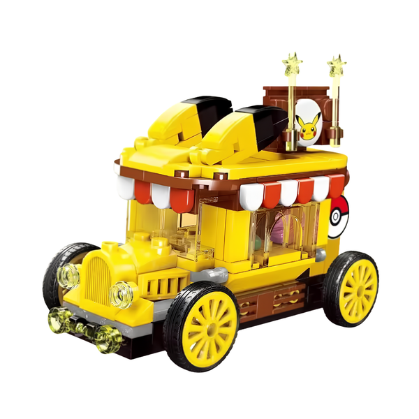 BRICKS Pokémon Pikachu, mini bus rétro