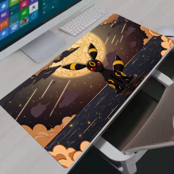 Tapis de Souris XXL Pokémon Noctali 80x40 cm clair de lune