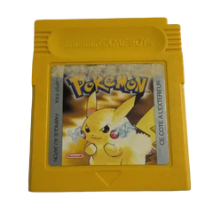 Cartouche originale de Pokémon Version Jaune sur Game Boy – jeu vidéo d'occasion Pixel 404 Orléans