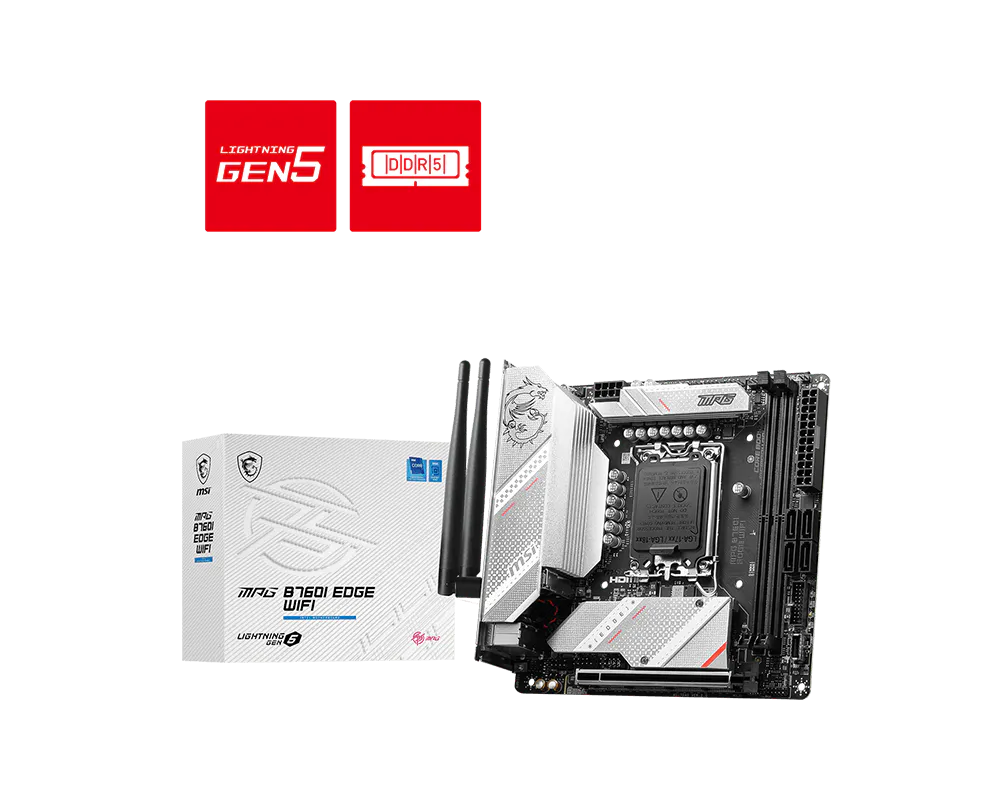 MSI MPG B760I EDGE WIFI carte mère Mini-ITX socket LGA1700