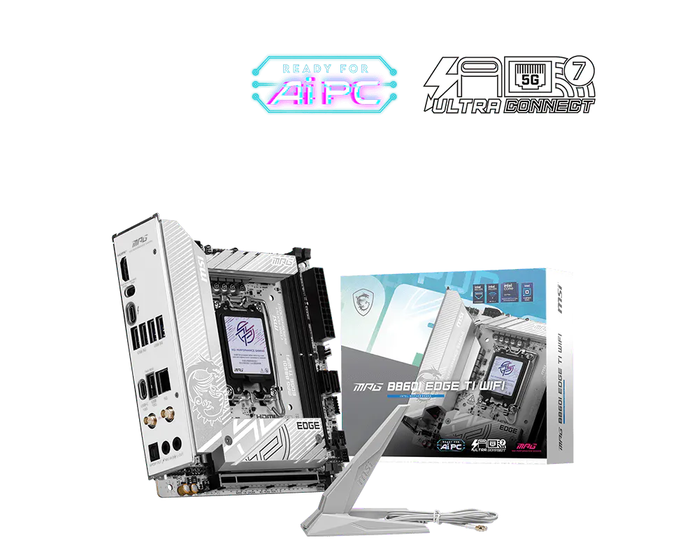 MSI MPG B860I EDGE TI WIFI carte mère Mini-ITX socket LGA1851