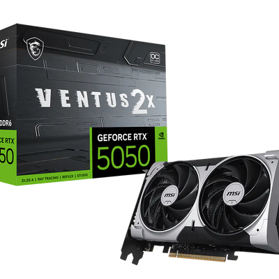 MSI GeForce RTX 5050 Ventus 2X OC 8 Go