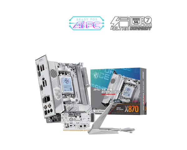 MSI MPG X870I EDGE TI EVO WIFI carte mère Mini-ITX socket AM5