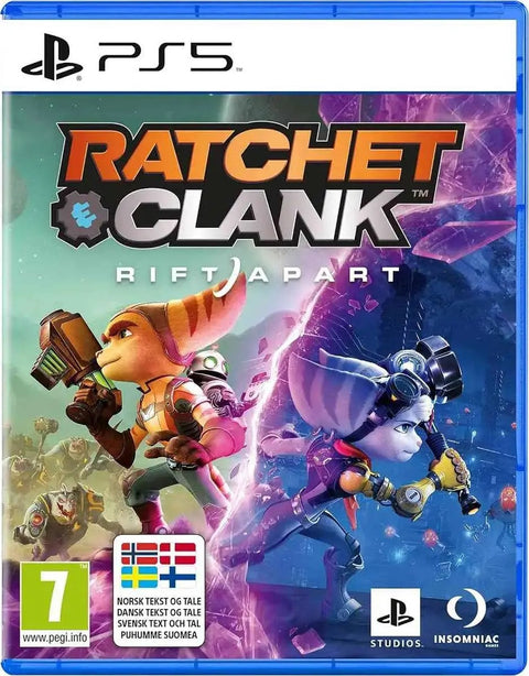 Jaquette de Ratchet & Clank Rift Apart sur PS5 – jeu vidéo d'occasion Pixel 404 Orléans