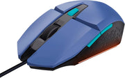 Souris Gamer Trust - GXT 109B - Filaire Bleu - Pixel 404Souris Gamer Trust - GXT 109B - Filaire Bleu