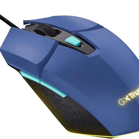 Souris Gamer Trust - GXT 109B - Filaire Bleu — dans le même univers que Bureau Gamer Trust GXT 709W Luminus Blanc