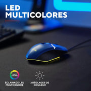 Souris Gamer Trust - GXT 109B - Filaire Bleu - Pixel 404Souris Gamer Trust - GXT 109B - Filaire Bleu